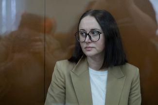 Светлана Петрийчук во Втором Западном окружном военном суде. 23 мая 2024 года