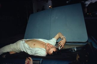 Крис на кабриолете, Нью-Йорк, 1979 год