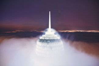 Рэй Тох „Игла в море“ (Башня в Дохе, архитектор — Жан Нувель)