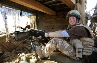 Принц Гарри в Афганистане, январь 2008 года