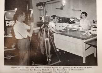 Создание образовательного курса в телестудии Пенсильванского университета. 1950-е годы