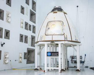 Наземные испытания системы защиты американского космического корабля «Орион» в 2018 году