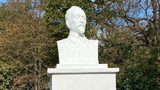 The monument to Felix Dzerzhinsky in Simferopol