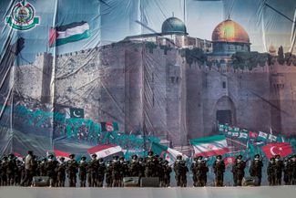Празднование 35-й годовщины основания ХАМАС в Газе. 14 декабря 2022 года