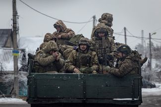 Украинские военные в Донецкой области. 17 декабря 2023 года
