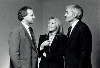 Петр и Татьяна Зреловы и Джозеф Ритчи договорились о создании СП «Диалог», 1987 год