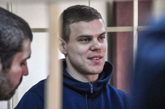Александр Кокорин в зале суда, 9 апреля 2019 года