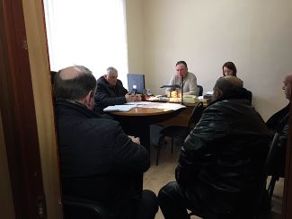 Встреча жителей цыганского поселка с администрацией Плеханово