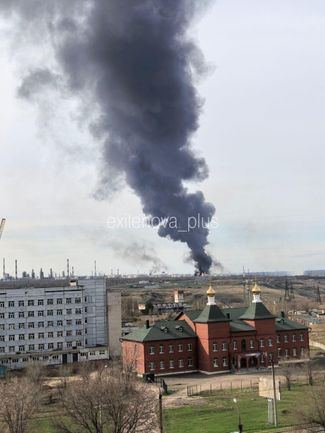 Attack on the oil refinery in Syzran. April 18, 2026