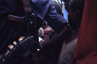 Беженцы-хуту в Бурунди. 1996 год