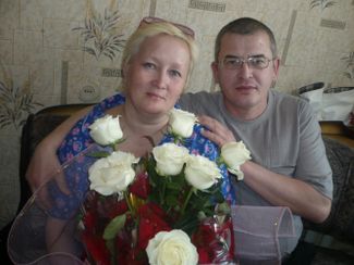 Аида Мухутдинова с мужем