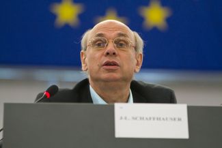 Жан-Люк Шаффхаузер в Европейском парламенте