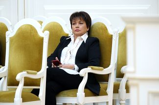 Вице-губернатор Санкт-Петербурга Любовь Совершаева в Мариинском дворце. 2019 год