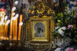 Икона Казанской Божией Матери, которую представил патриарх Кирилл